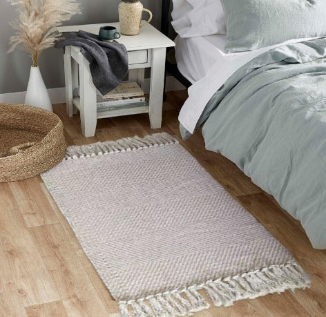 MIVOREX Badematte – Weiche Baumwoll-Jacquard Badematte