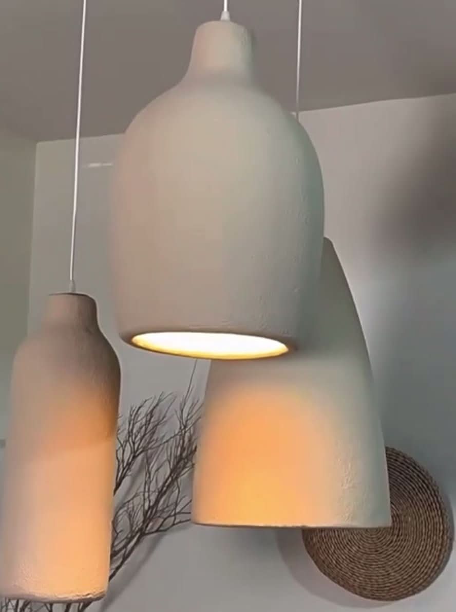 Aurelia Japandi Pendant Light Made of high-quality polystyrene resin Minimalist Luxury