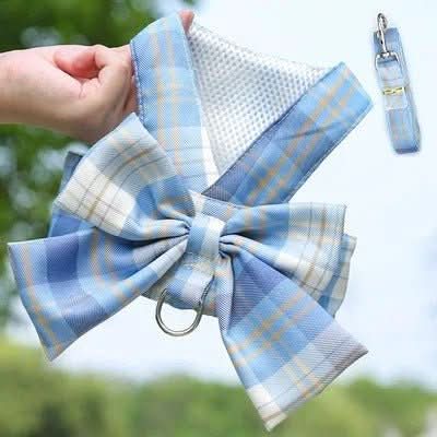 AURÉLIEN HARNAIS – Adjustable Dog Harness with Bow for Stylish Walks