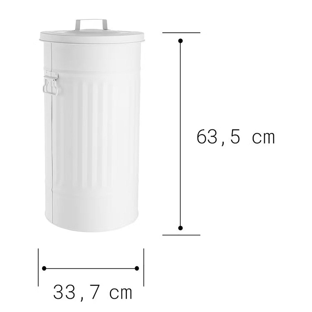 ZINC Mülltonne Oskar