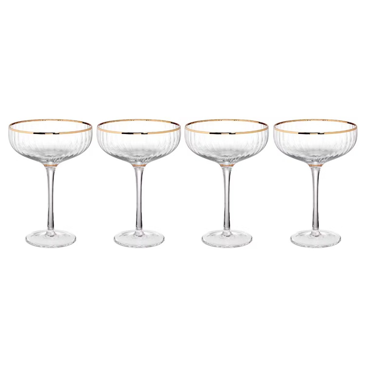 GOLDEN TWENTIES Champagnerschale 4er-Set