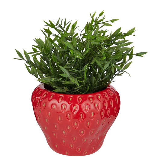 STRAWBERRY Blumentopf Erdbeere