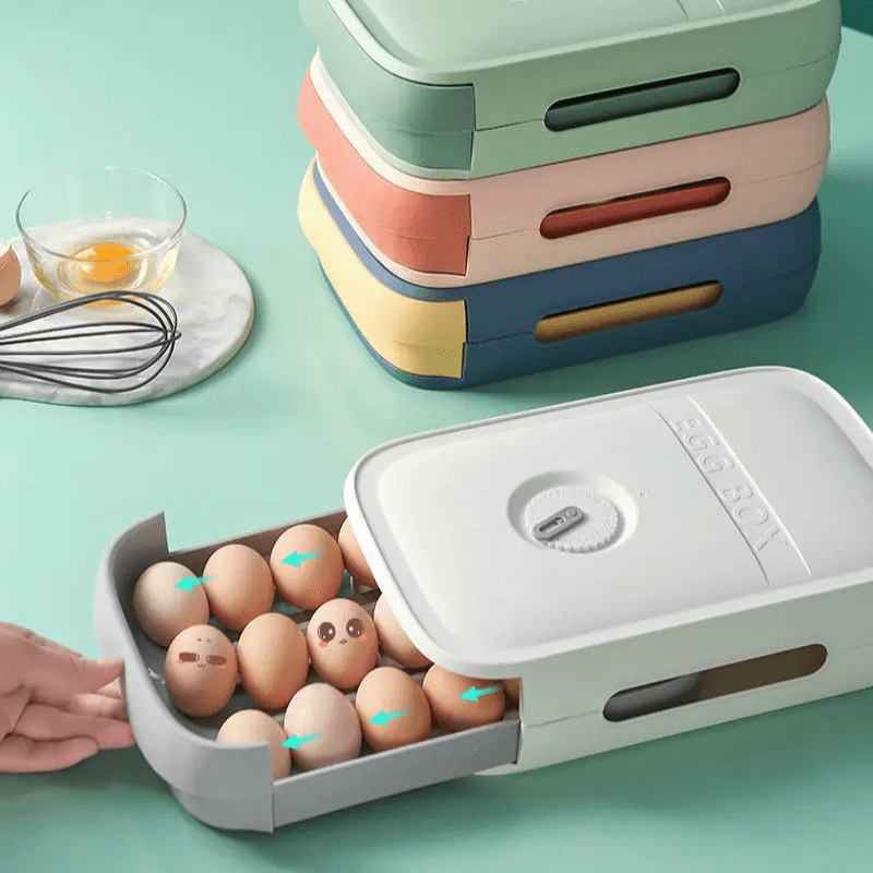 Refrigerator Egg Drawer – Organization and Freshness for 20 Eggs