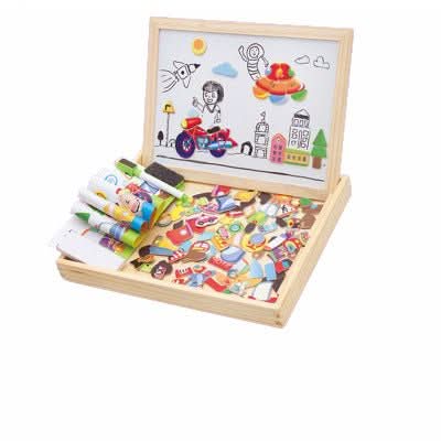 ArtMagnet Easel – Magnetic & Classic Wooden Easel for Kids – Creativity and Learning Fun Everywhere
