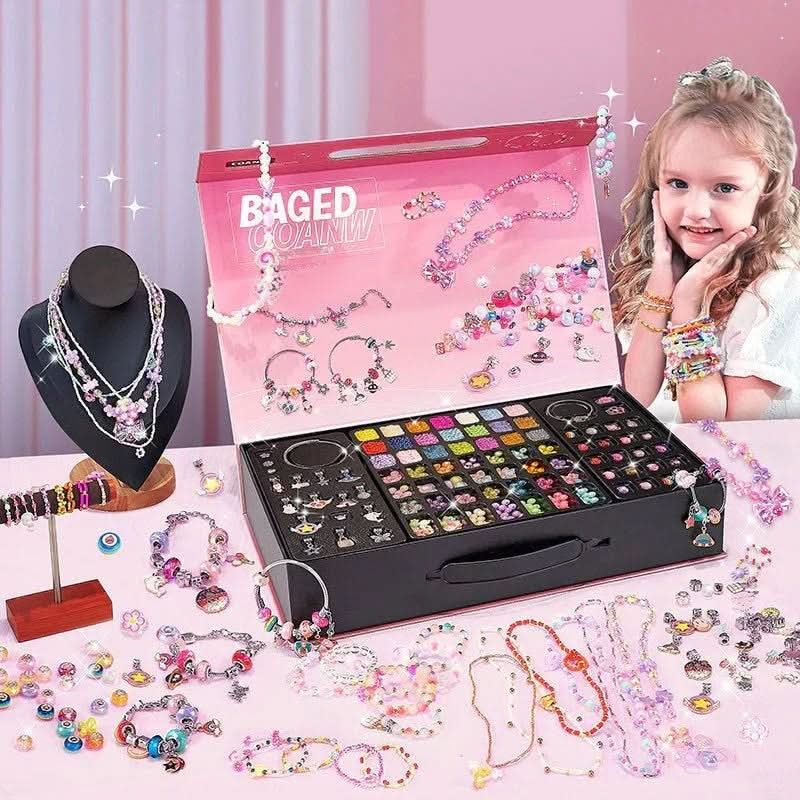 SPARKLETTA - Bracelet Craft Kit for Girls with Sparkling Charms