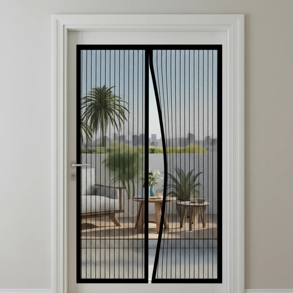 InsectSafe – Magnetic Hands-Free Screen Door