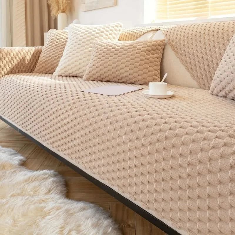 Snuggle Slipcover - The Ultimate Non-Slip Sofa Cover for More Comfort and Style