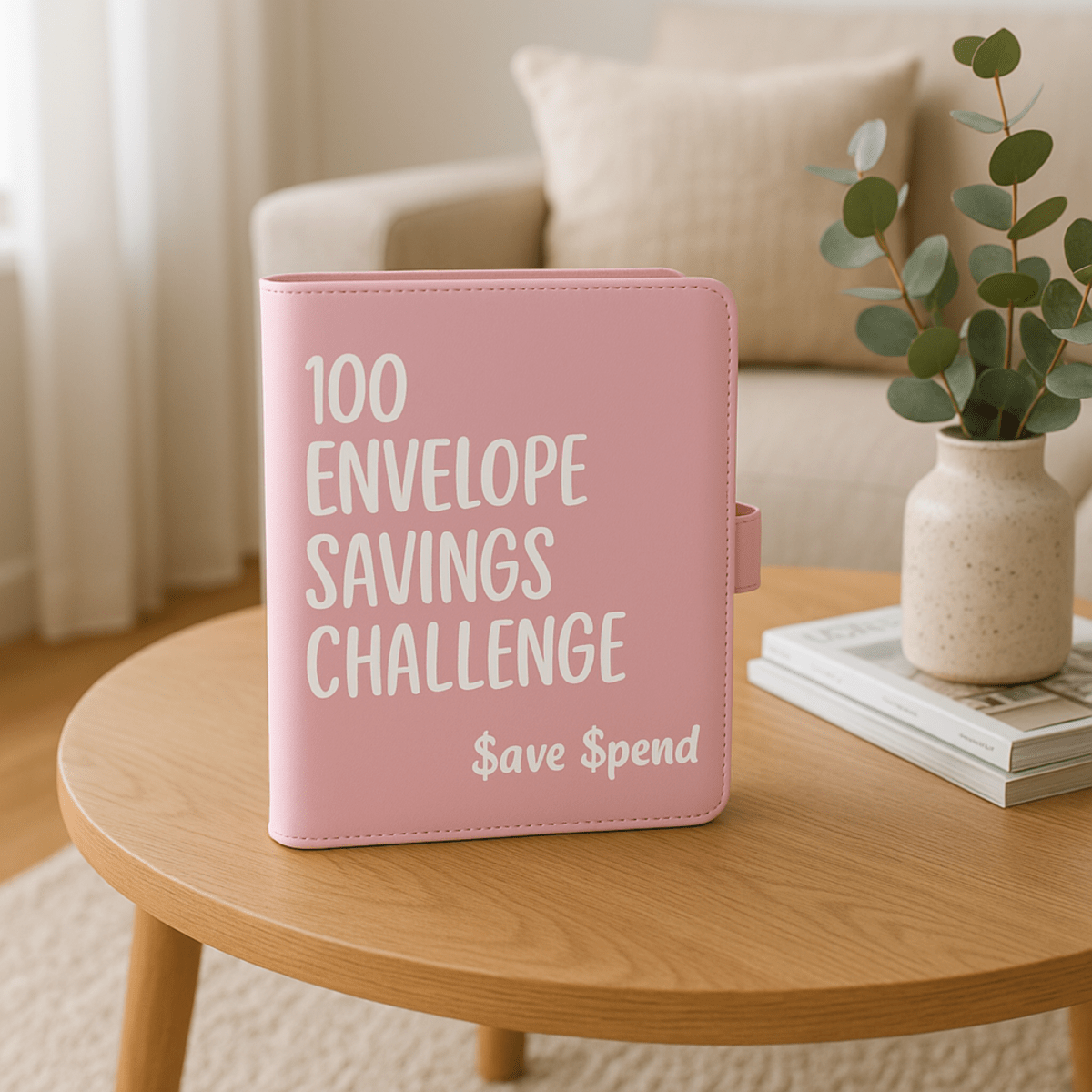 Budget-Wise – 100 Envelope Challenge Folder For Family Finances