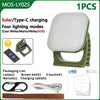 80W LED Solar-Aufladbare Campinglampe mit Magnet und Zoomfunktion