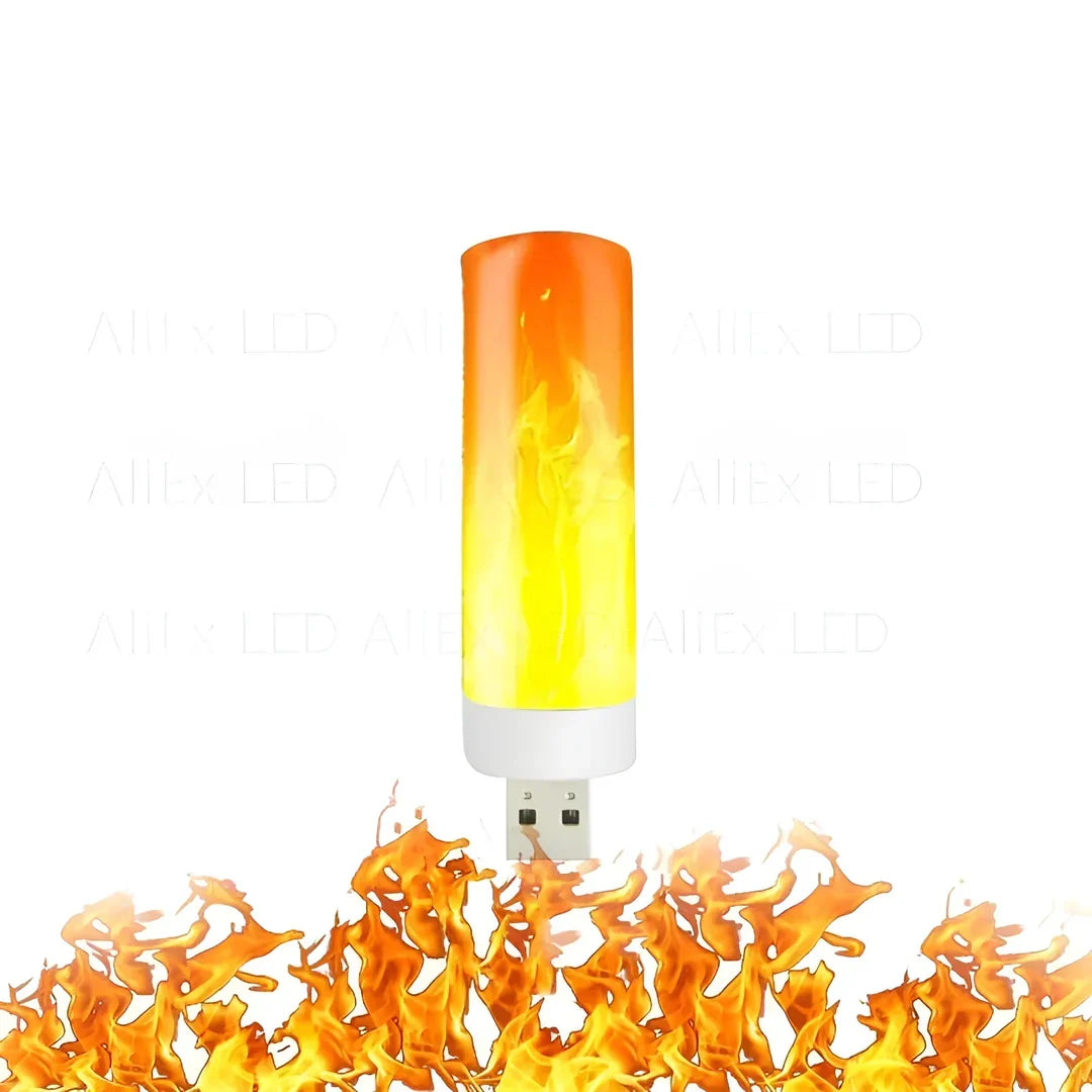 Flammen-Effekt Lampe – 9W LED Glühbirne mit realistischem Flammenschein