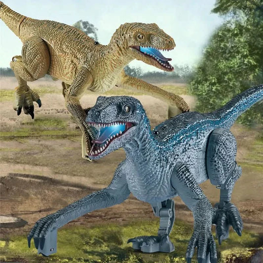 VelociraptorRausch – Interactive Velociraptor – Dinosaur Toy with Light, Sound, and Remote Control