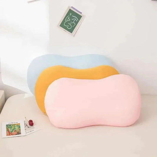 Ergonomisches Kissen mit weicher, bunter Form für Komfort und Entspannung