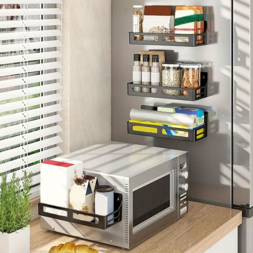 Spice Magnet – Space-Saving Magnetic Shelf Organizer