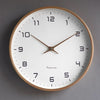 Claryo Scandinavian Wooden Wall Clock Minimalist Design