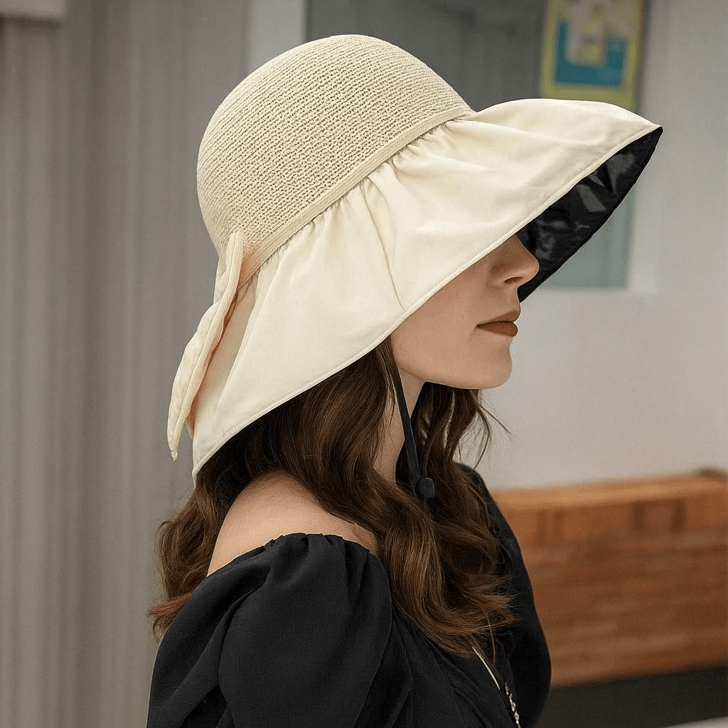 Eleganzkrempe - Elegant Sun Hat With Broad Brim For Stylish UV Protection