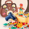 Small Builder's Tool Set – 203-Piece Construction Toy with Small Drill