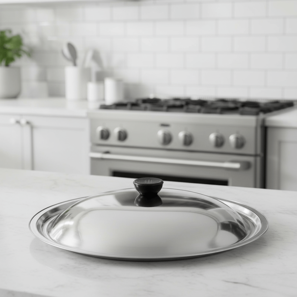 KochSchutz – Stainless Steel Lid for Versatile Kitchen Use and Perfect Cooking
