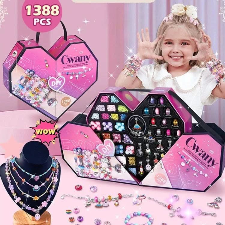 SPARKLETTA - Bracelet Craft Kit for Girls with Sparkling Charms