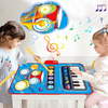 Musical Mat Sound Mat - Interactive Music Mat for Kids with 5 Instruments (Drums, Piano, Violin)