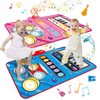 Musical Mat Sound Mat - Interactive Music Mat for Kids with 5 Instruments (Drums, Piano, Violin)