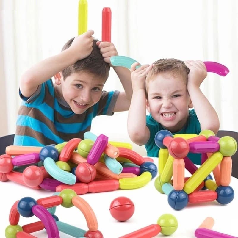 MagieSchnapp Builder - Magnetic Construction Toy - Creative Building For Kids