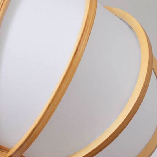 Carmelita Bamboo Lamp With Warm, Diffused Light For Living Spaces