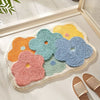 FlorSoft - Extra Absorbent Bath Mat With Floral Pattern