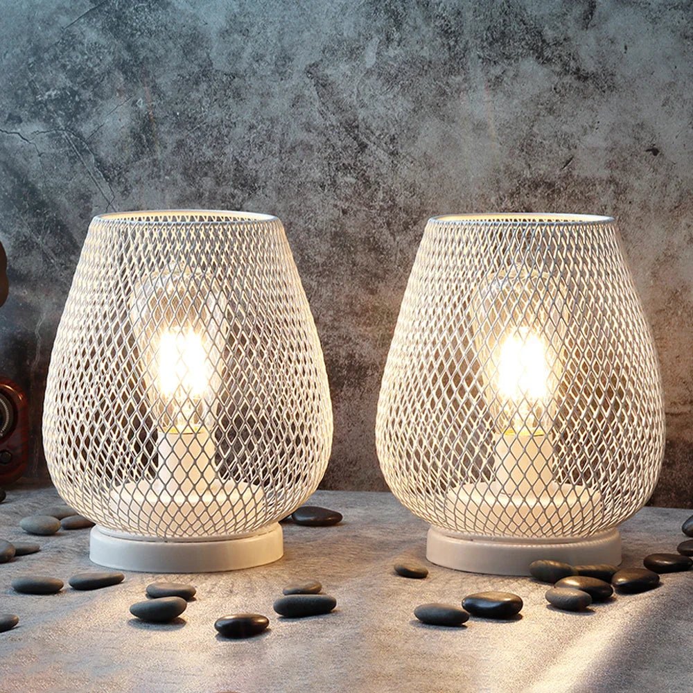 BRILLIOR – Batteriebetriebene Metall-Tischlampe Mit Warmem LED-Licht