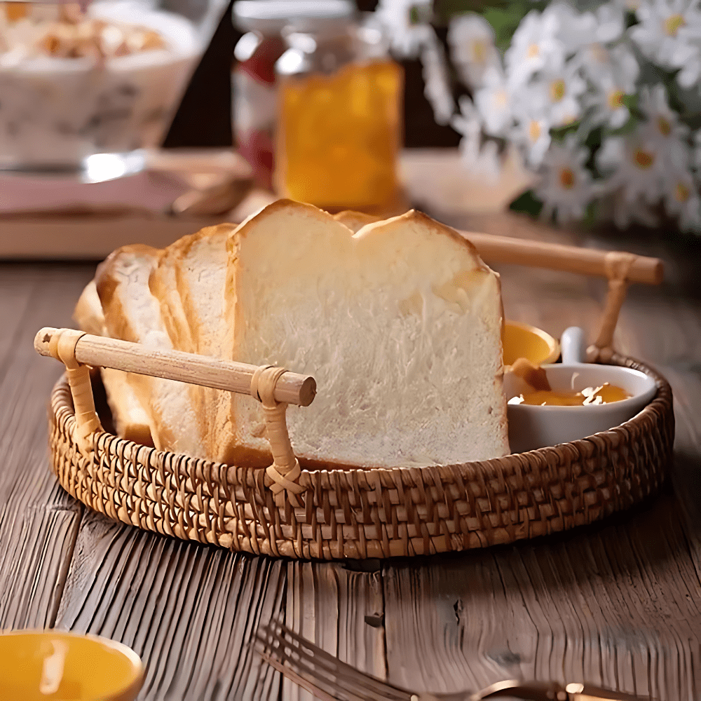 RattaTray – Handcrafted Rattan Serving Tray