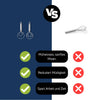 Robuster Edelstahl-Danish Dough Whisk – Langlebiges, Ergonomisches Design für Vielseitiges Backen & Kochen