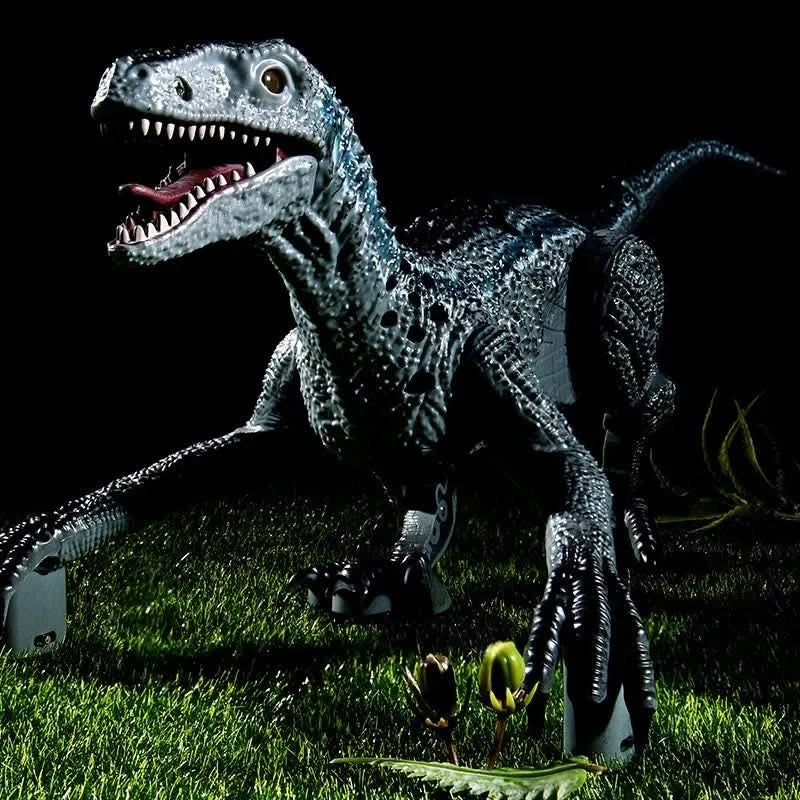 VelociraptorRausch – Interaktiver Velociraptor – Dino-Spielzeug mit Licht, Klang und Fernbedienung
