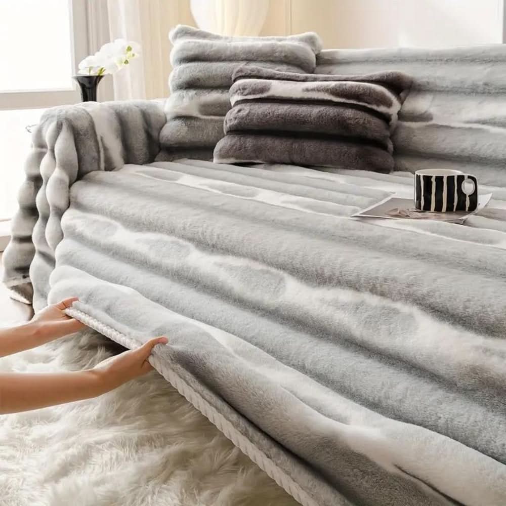 FleeceElegance - Thick and Cloud-like Sofa Cover