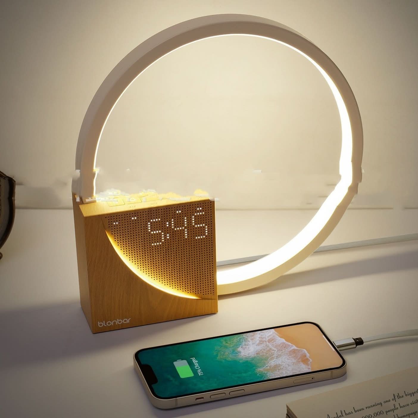 BELLE - Digital alarm clock with LED light
