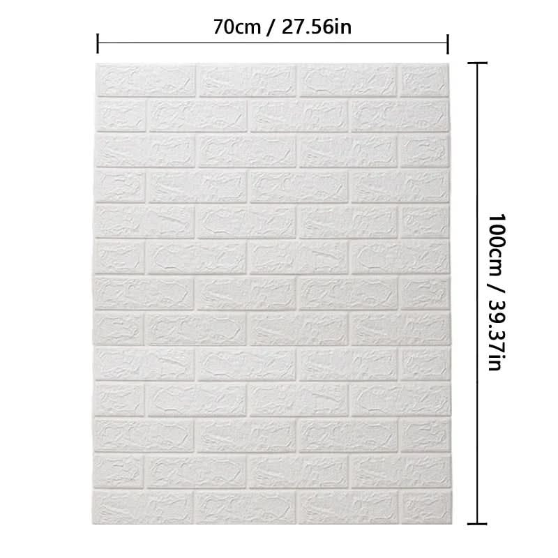 BRICKOVA – 3D Foam Wallpaper in Brick Pattern
