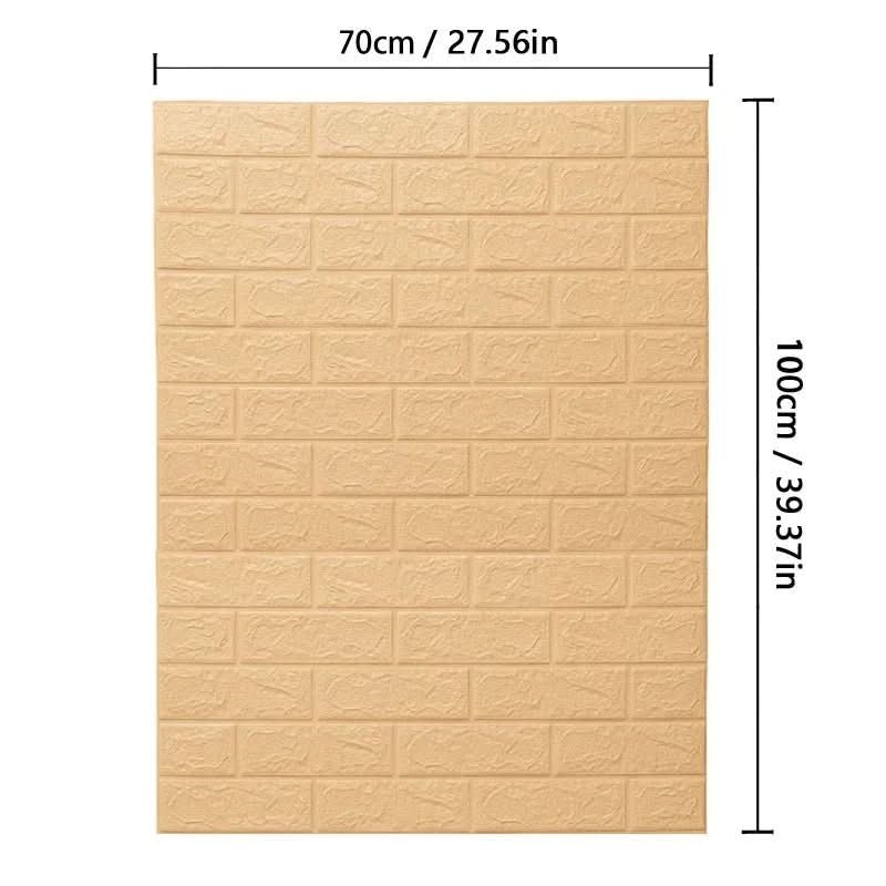 BRICKOVA – 3D Foam Wallpaper in Brick Pattern