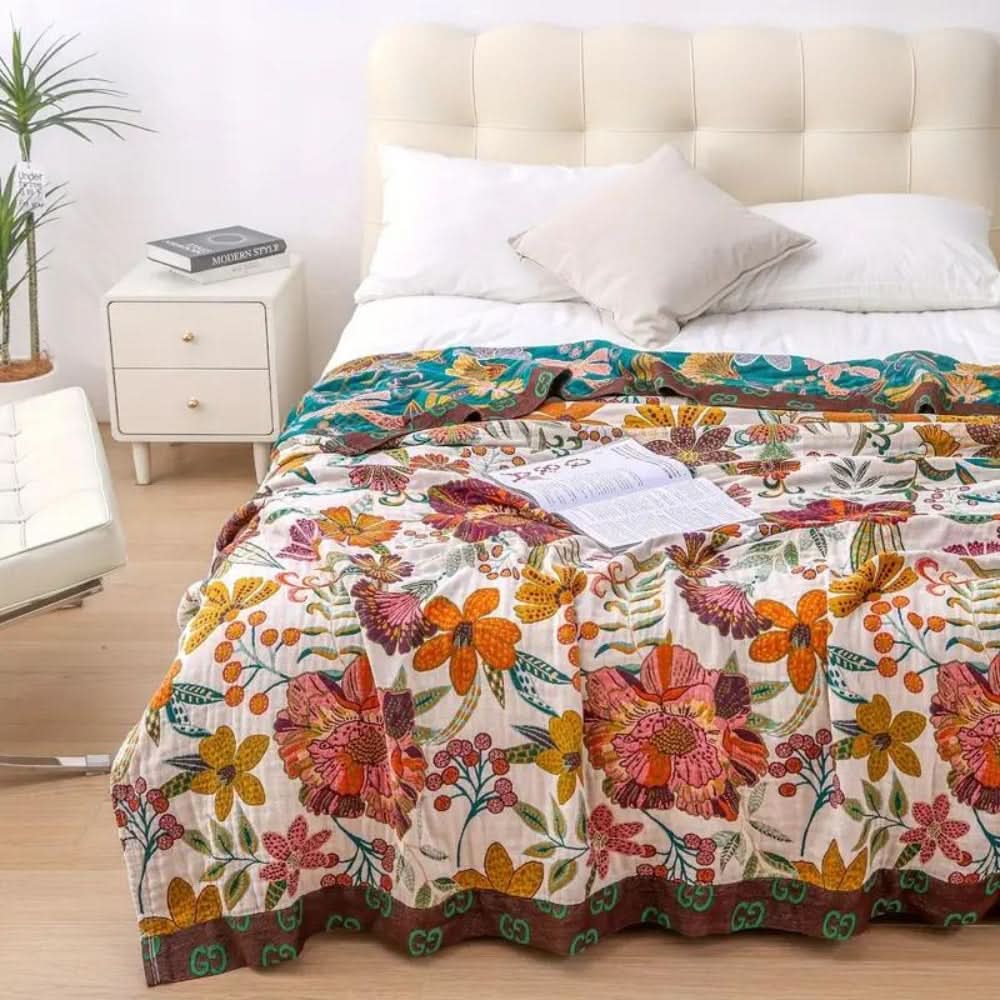ILOW - Smooth Floral Blanket