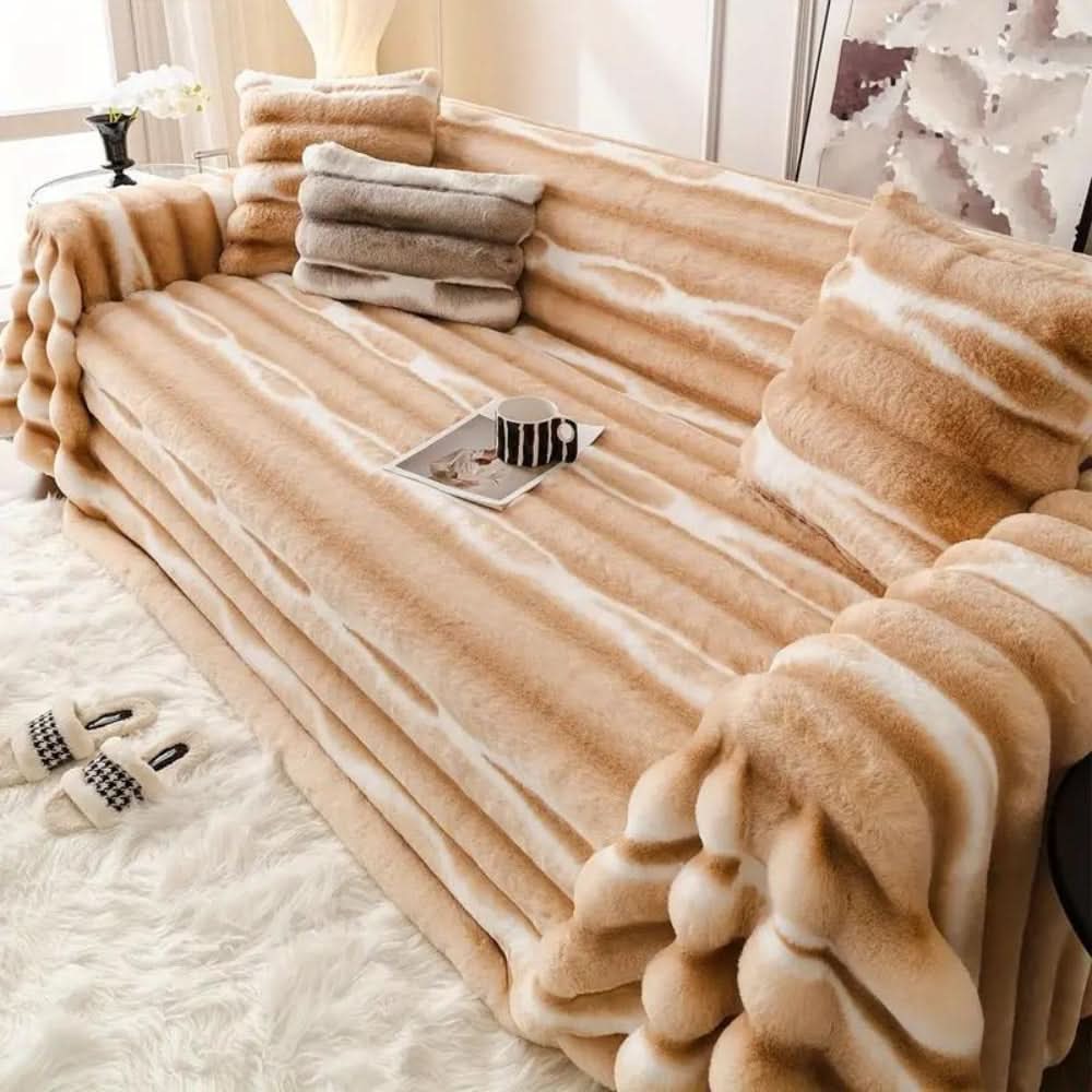 FleeceElegance - Thick and Cloud-like Sofa Cover