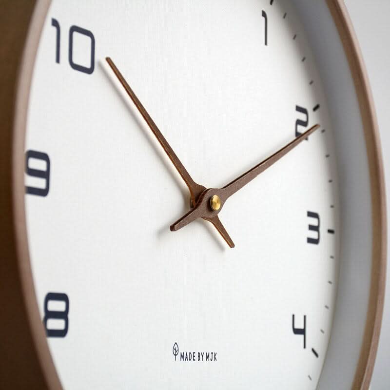 Claryo Scandinavian Wooden Wall Clock Minimalist Design