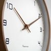 Claryo Scandinavian Wooden Wall Clock Minimalist Design