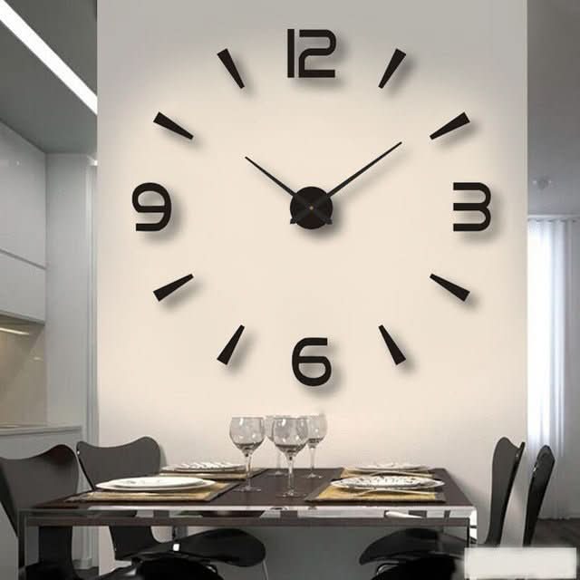 Sylviana 3D Wall Clock Timeless Elegant Contemporary Design