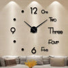 Sylviana 3D Wall Clock Timeless Elegant Contemporary Design