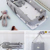 Portable und faltbare Babybett mit Kissen