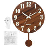 Veritas Luminous Wooden Clock Stylish Time Display Natural Elegance and Functionality