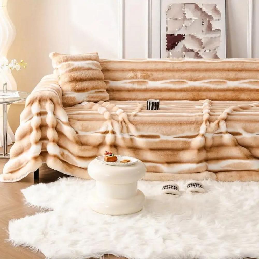 FleeceElegance - Thick and Cloud-like Sofa Cover
