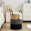 Fabric Basket - Robust Laundry Storage Made From Braided Rope