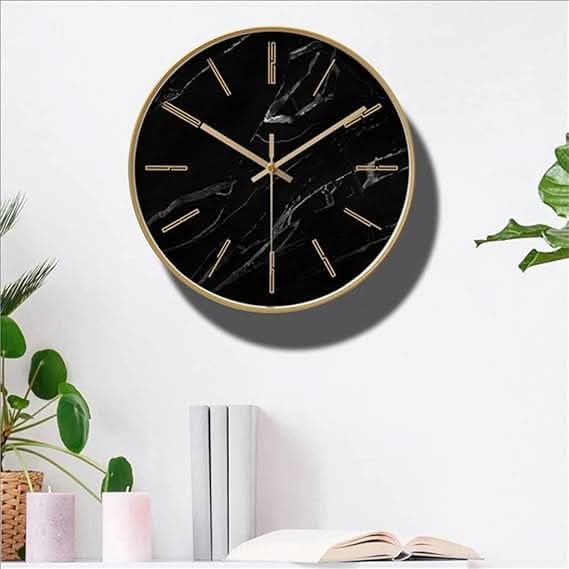 Arcora Marble Wall Clock Luxurious Timepiece Art Piece