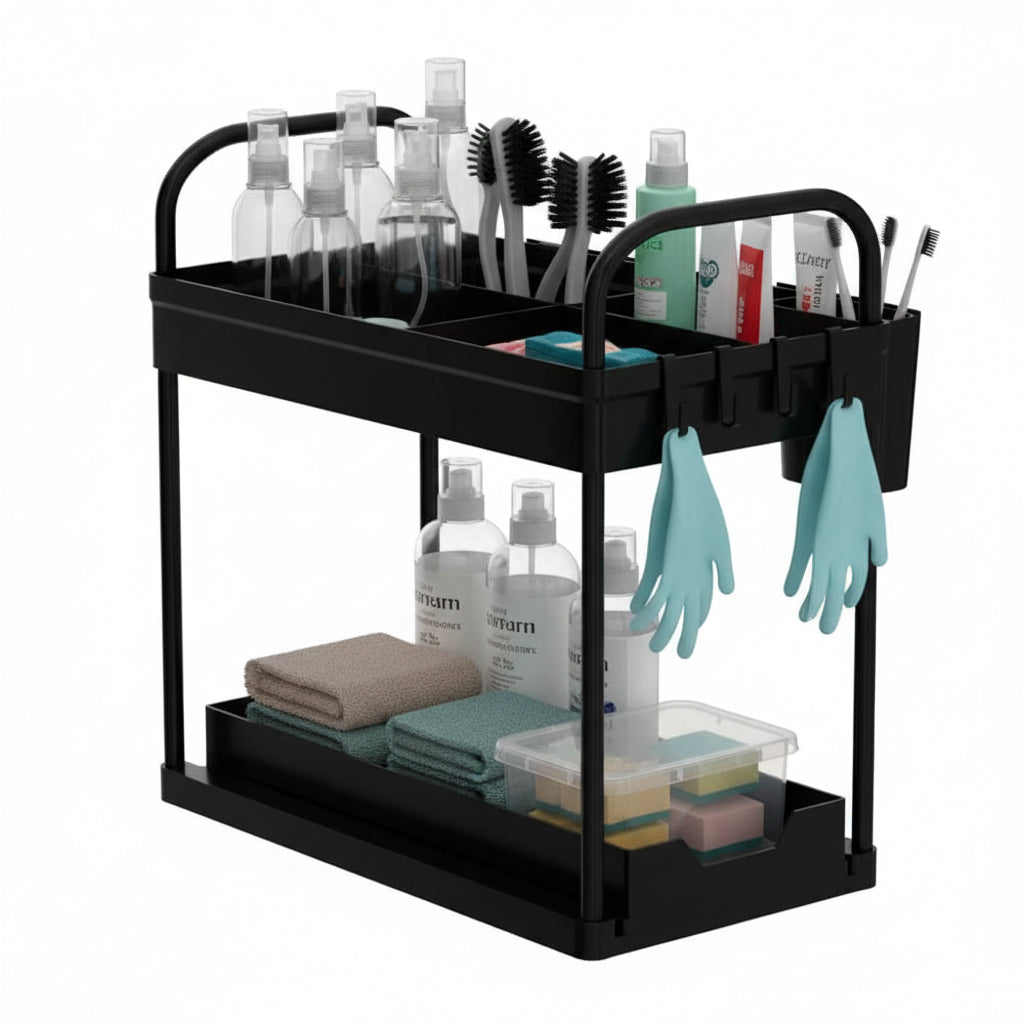 ÖkoRaum - 2-Tier Under-Sink Shelf