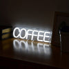 Stilvolle LED-Neonleuchte Kaffee