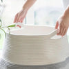 Curved Basket - Stylish Storage Basket Made of Cotton