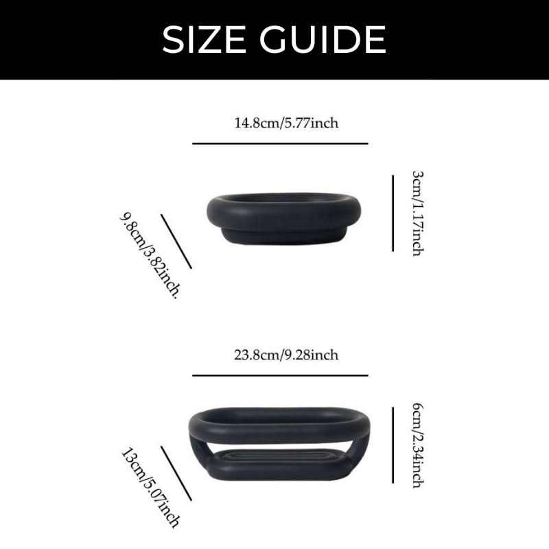 LUXDISH – Abstract Soap Dish and Bathroom Shelf